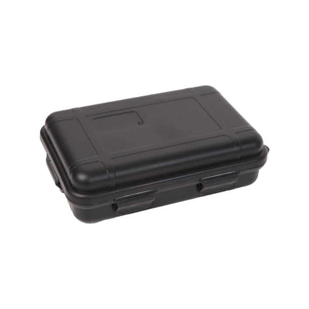 Estuche de Almacenamiento para Herramientas, a Prueba de Polvo, Portátil, a Prueba de Golpes, Práctico para Supervivencia Al Aire Libre, para Mochila, negro grande
