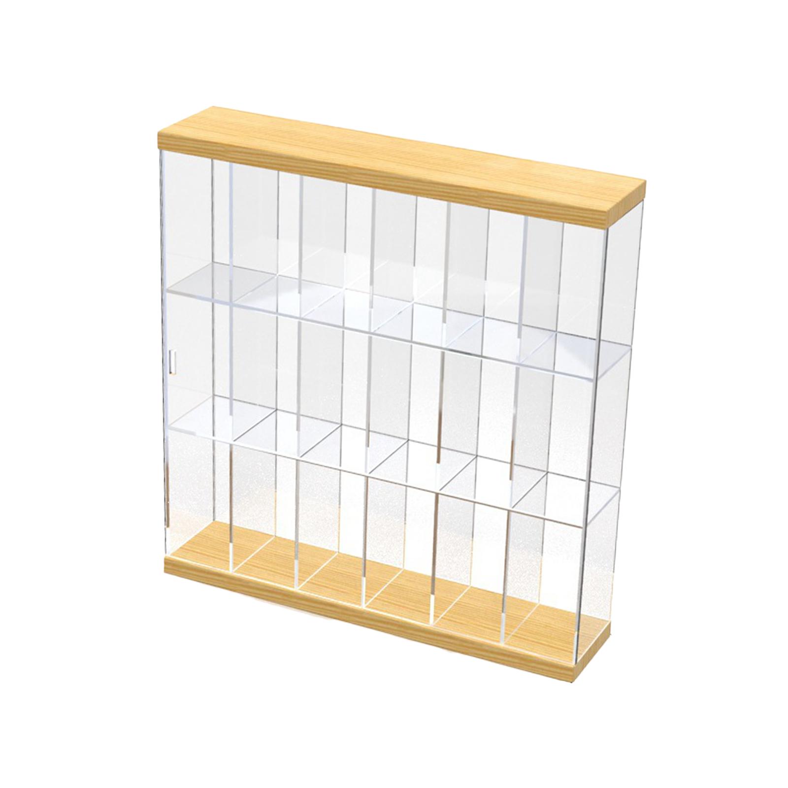 Bothyi - Estante De Exhibición De Figuras De Acción, Mostrador Acrílico Para Sala De Estar, Dormitorio, Entrada, 18 Rejillas