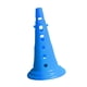 thumbnail image 2 of Cono de entrenamiento deportivo Cono marcador de con orificio Conos de tráfico resistentes al desgaste Conos de fútbol para voleibol, tenis, , Azul, Los 50cm, 2 of 5