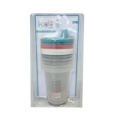 Set 6 Vasos Reutilizables Surtido  Kido
