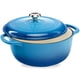 thumbnail image 1 of Horno holandés Best Choice Products, 6 litros, hierro fundido esmaltado, azul, 1 of 6