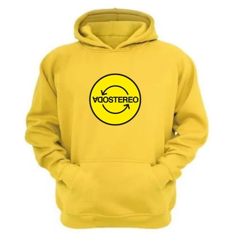Genérico - Polerón Canguro Soda Stereo Amarillo Talla L Unisex