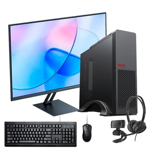 Hyperpc.Cl - Pc Mini + Monitor 27 + Perif: Amd Ryzen 5 8500G 32Gb 1Tb Radeon 740M Wifi