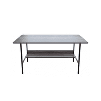 Importclick - Escritorio Plano Básico Hogar Oficina 100X72 Cm Negro Roble