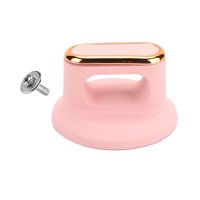 Bothyi - Tapa Universal Con Mango, Tapas De Perilla De Baquelita Para Olla De Aceite, Tapas De Cacerola, Hervidor De Agua Rosa