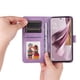 thumbnail image 2 of Funda tipo cartera FOXDOCK para OPPO Reno 10 Pro Plus , diseño girasol en relieve, cuero PU, cierre magnético, soporte y tarjetero, 2 of 5