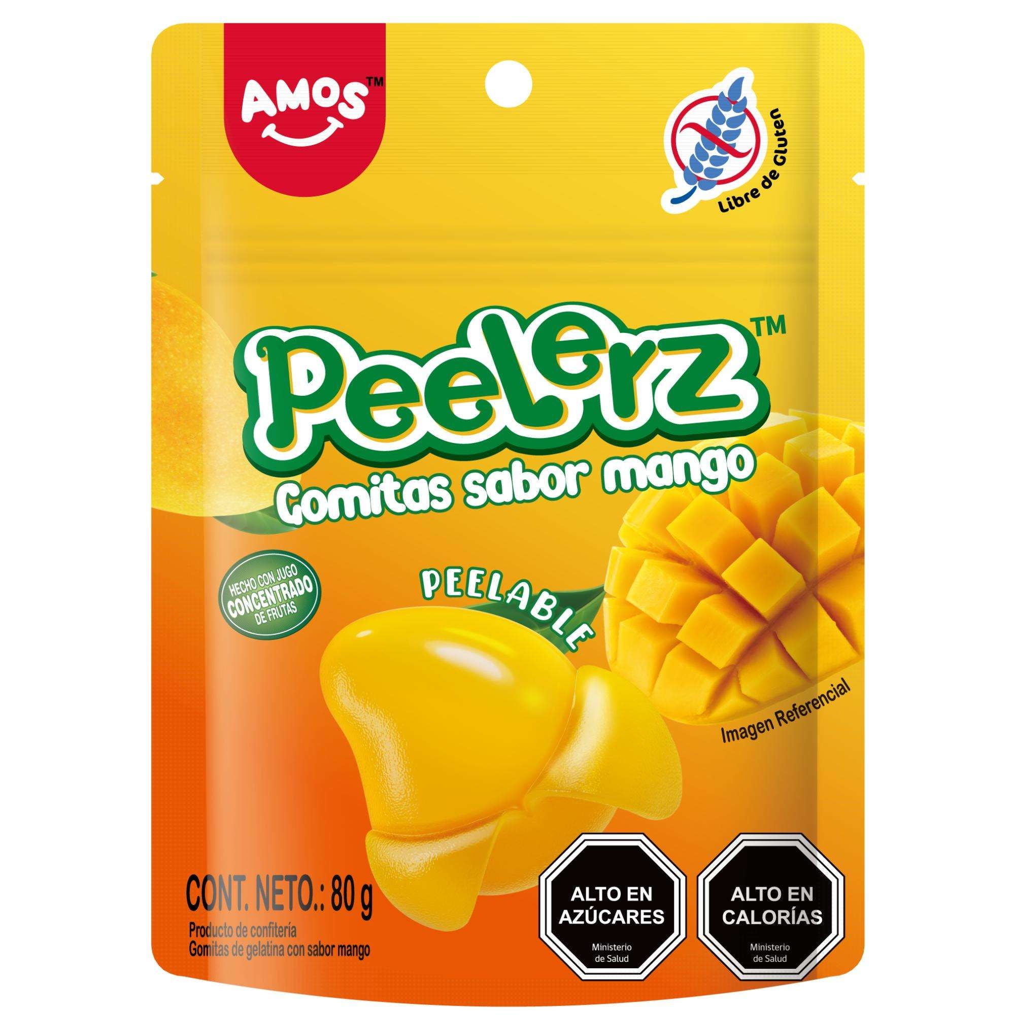 Gomitas Peelerz Mango 80 g Amos
