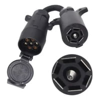 Genérico - Adaptador Enchufe Vehículo Americano Remolque Europeo