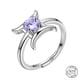 thumbnail image 1 of Stunning 925 Sterling Silver Constellation Ring with Zircon Adjustable Design - Perfect Gift for Women, 1 of 5