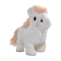 Bothyi - Juguete De Peluche De Caballos Adorable Simulación De Caminata Muñeca De Caballo Para Regalos De Cumpleaños Para Niños Blancos