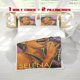 thumbnail image 1 of 3pcs Selena Stamp Purple Pattern Print Three Piece Bedding Set Soft Quilt Cover And Two Pillowcases, 1 of 5