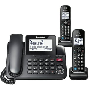 Sistema Telefónico Con Cable Panasonic Kx-Tgf892B Con Bluetooth Negro