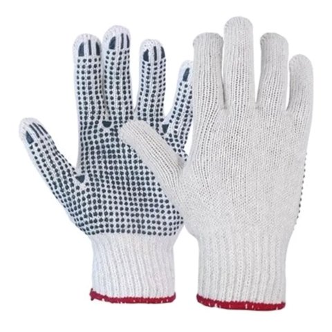 Metalfer - Guante Hilo 4 Hebras Pigmentado (Par)