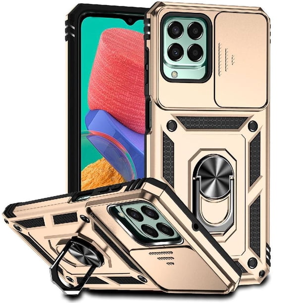 Estuche GANGXUN para Samsung Galaxy M33, soporte giratorio 360°, estilo mecánico y magnético