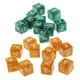 thumbnail image 1 of Dados De Seis Caras D6 De 20 Piezas Para Jugar D&D RPG Party Game Coffee And Green, 1 of 3