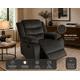 thumbnail image 1 of Berger Reclinable Relaxline Chocolate Oscuro Felpa, 1 of 5
