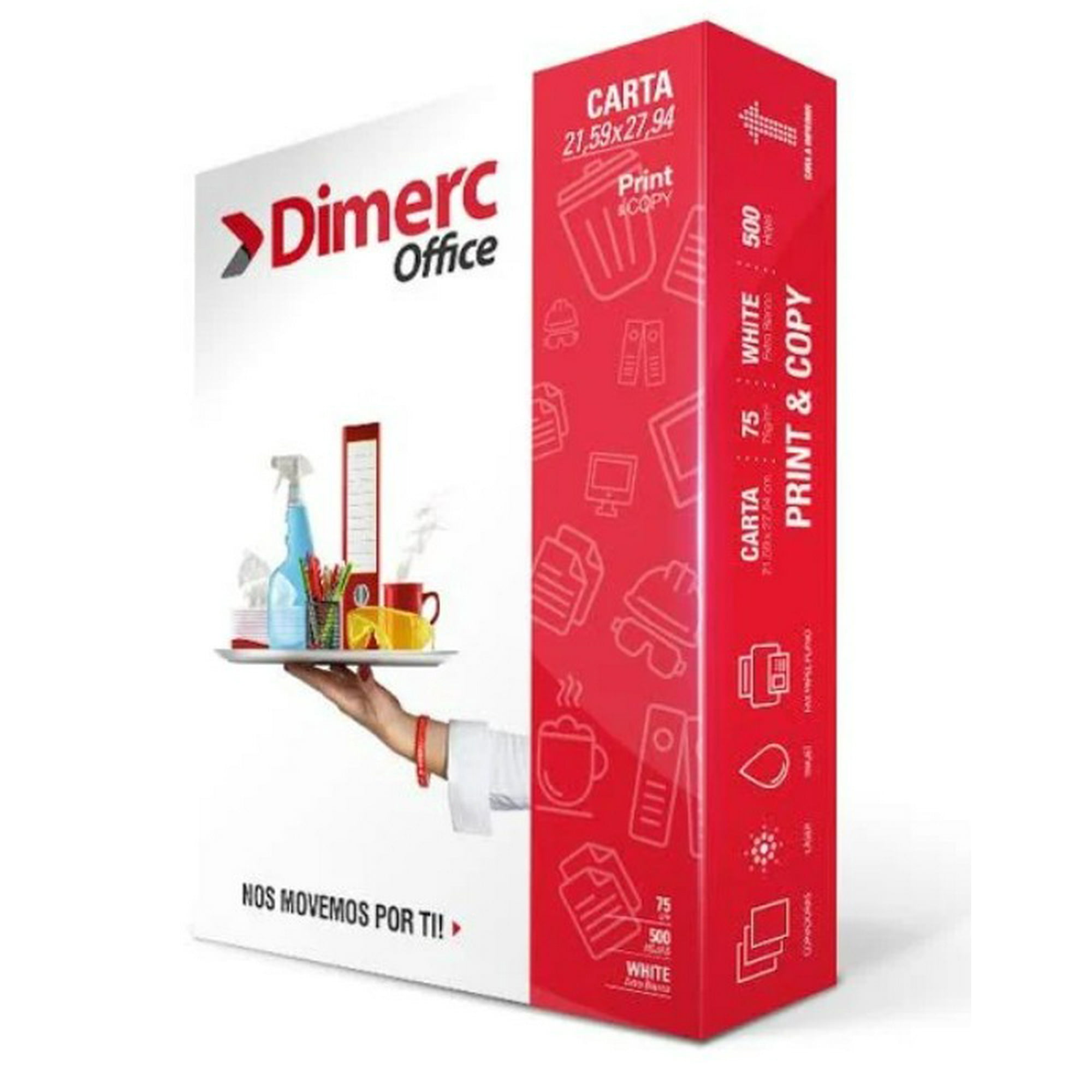 Resma Papel Tipo Carta Dimerc - 500 Hojas - 75gr