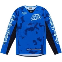 Polera Troy Lee Se Pro Blotted Bright Blue