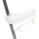 thumbnail image 5 of Esquinero Estante de Ducha Altura Regulable 4 Estantes Polímero Resistente al Agua Blanco, 5 of 8