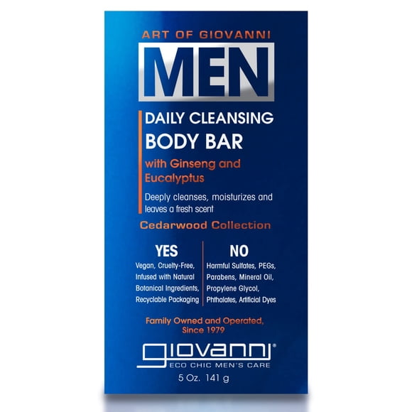 Barra de baño GIOVANNI 141 g Ginseng y Eucalipto