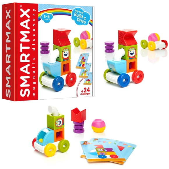 Set magnético STEM Play para vehículos de construcción SmartMax de 1 a 5 años