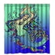 thumbnail image 1 of Cortina de ducha con diseño de sirena encantadora, juego de cortinas de baño con ganchos, tamaño 60 x 72 pulgadas, 1 of 3