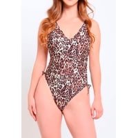 Samia - Traje De Baño Rebajado Leopardo L