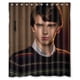 thumbnail image 1 of Cortina de ducha de Freddie Highmore Bates Motel, juego de cortinas de baño con ganchos, tamaño 60 x 72 pulgadas, 1 of 3