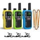 thumbnail image 1 of Walkie Talkies Gt 18 Para Niños Y Adultos Paquete De 3 Amarillo Verde Y Azul, 1 of 3