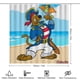 thumbnail image 2 of Scooby Doo piratas-theme 4-Piece Shower Curtain Set with Rugs, Waterproof Bathroom Decor Set Includes Bath Mat, U-Shaped Rug, Toilet Lid Cover and Curtain with Hooks, 2 of 6