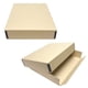 thumbnail image 1 of Caja de Almacenamiento Lineco 30 x 39 x 8 cm Color Beige (Pack de 2), 1 of 9