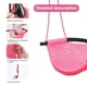 thumbnail image 3 of Swing ROPECUBE para niños pequeños tejidos a mano con cuerdas ajustables, color rosa, 3 of 7