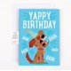 thumbnail image 1 of Tarjeta Bromista de Cumpleaños Infinito - Tarjeta de Perro Ladrador con Purpurina - Doble Broma - ¡Risas Garantizadas!, 1 of 6