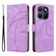thumbnail image 3 of Funda tipo cartera con tapa para Motorola Edge 70 Fusion con tarjetero, soporte y cubierta magnética Morado, 3 of 4
