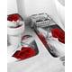 thumbnail image 4 of Set de baño 5 piezas Cortina mas Alfombras mas forro de ducha, 4 of 7