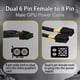 thumbnail image 3 of Adaptador De Gpu Cable De Alimentación De 6 Pines A 8 Pines, 3 of 7