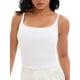 thumbnail image 1 of INSPIRE CHIC Camiseta de Tirantes Ajustables con Sujetador Incorporado para Mujer, Cuello Cuadrado, Camisola Blanca M, 1 of 5