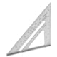 thumbnail image 3 of Escuadra de carpintero triangular multifuncional de 7 pulgadas, aleación de aluminio, métrica imperial, para carpintería, 3 of 8