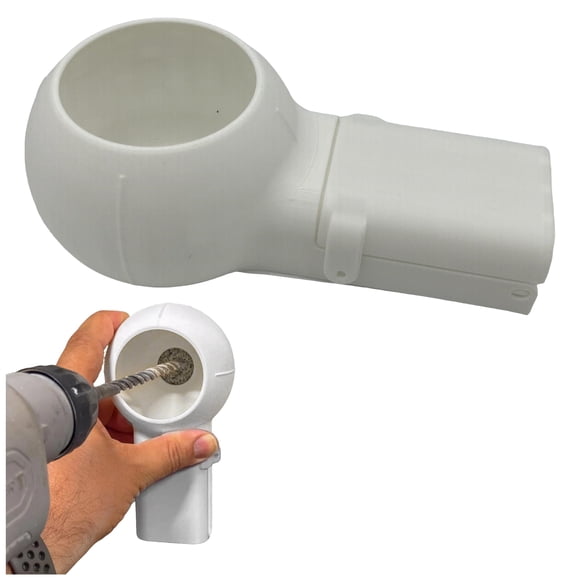 Caja Colectora de Polvo para Taladro WIizyzfhy 15 cm Blanca