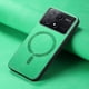 thumbnail image 3 of Magnetic Slim Case for Xiaomi Poco X6 Pro 5G with Camera Guard & Anti-Scratch Back Green, 3 of 6