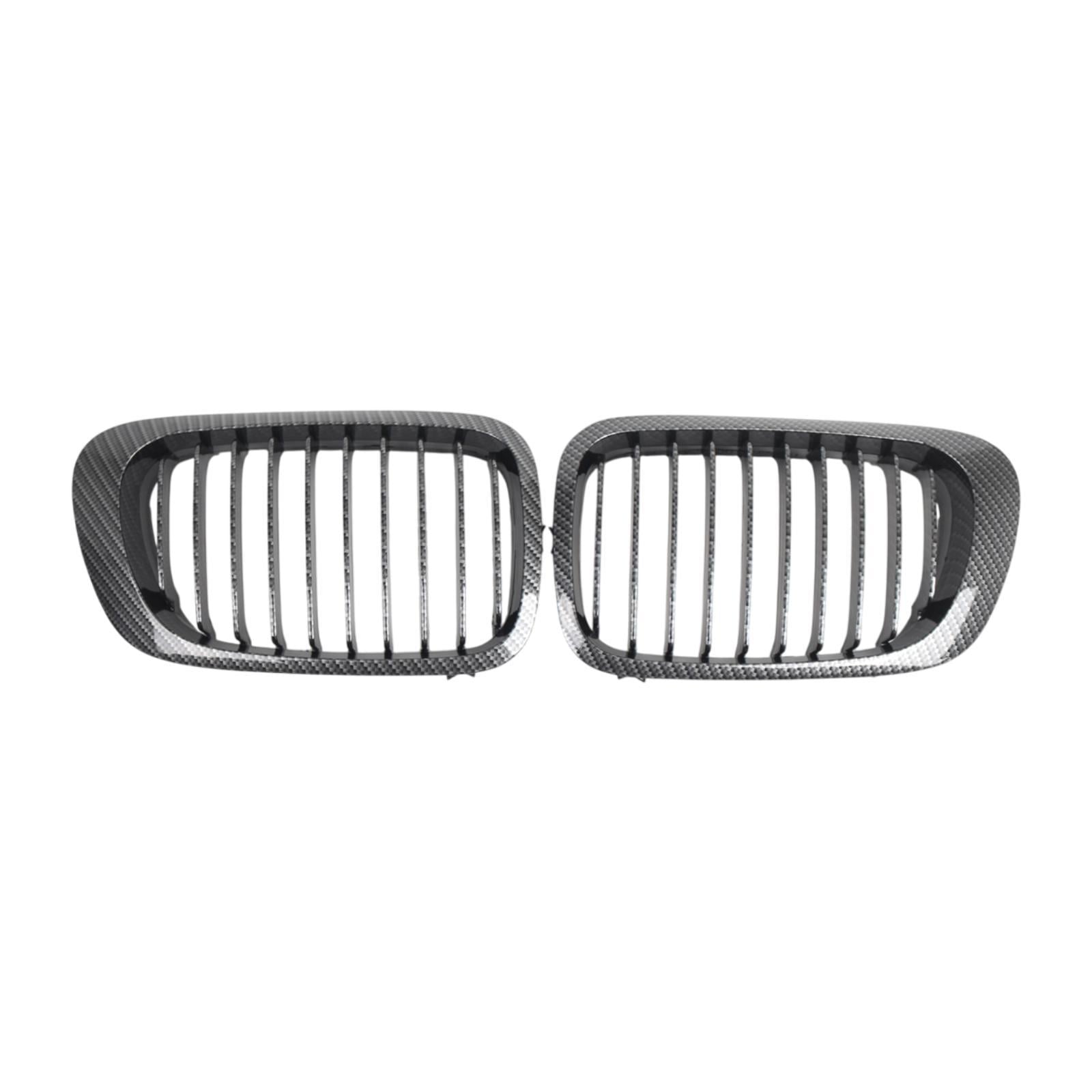 Ioensy - Parrilla Delantera Tipo Riñón Para Bmw E46, 2 Unidades