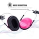 thumbnail image 5 of Casco con cancelación de ruido, orejeras ajustables, HUARUI, color rosa, 5 of 7