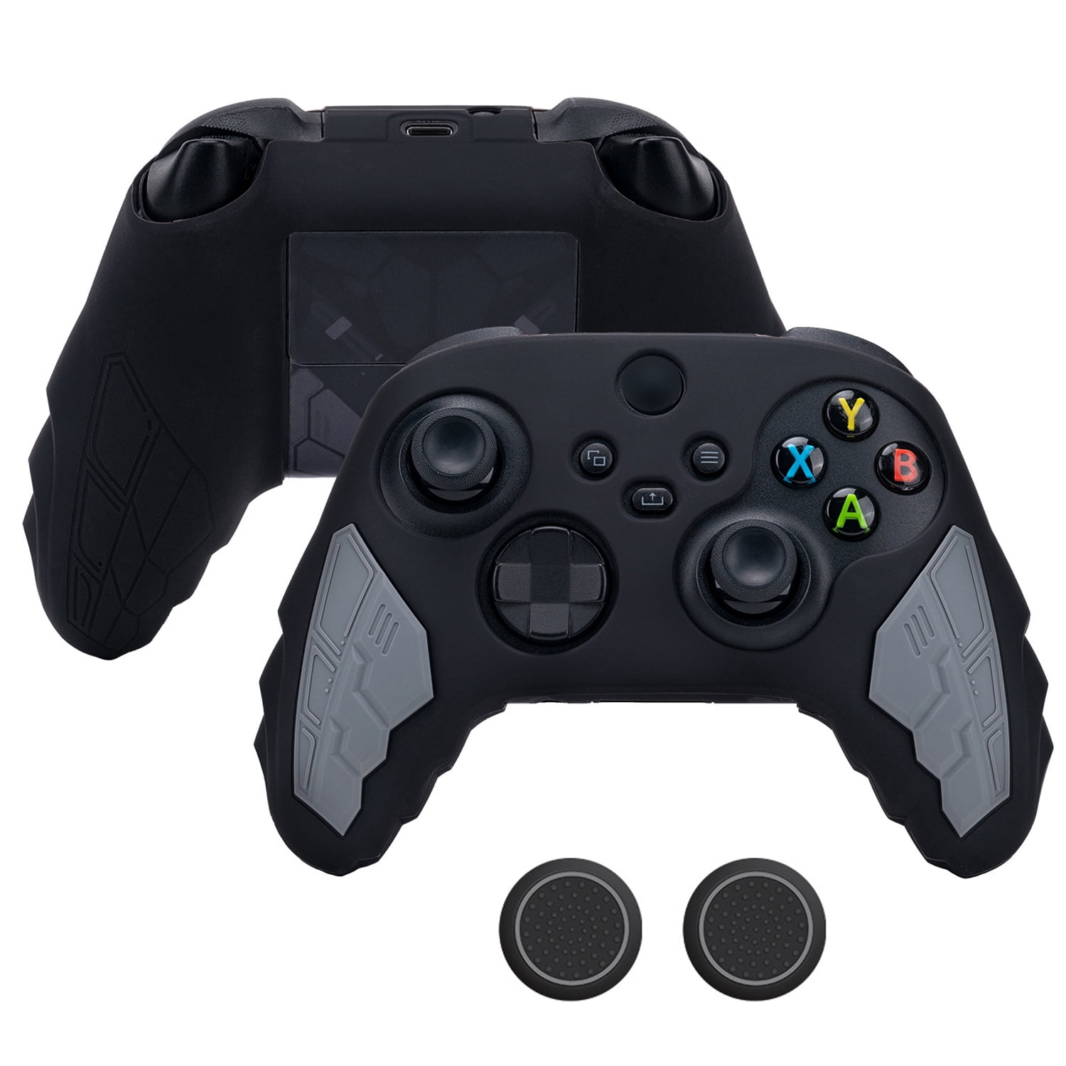 Genérico - Cubierta Protectora De Silicona Para Controladores De Juego Para Xbox Series X/s Accesorios Antideslizantes Con Pegatinas Y Tapas Para Joystick