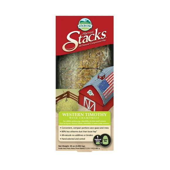 Oxbow Harvest Stacks Timothy con Manzanilla 992 GR