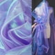 thumbnail image 2 of Tela Qidekjjt de organza morada, 3 m, holográfica, 150 cm de ancho, 2 of 9