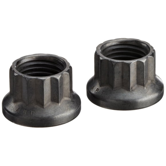 Nuts ARP 3008322 de acero inoxidable 3/8-24, 12 puntos, paquete de 2