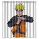thumbnail image 1 of Cortina de ducha Naruto, juego de cortina de baño con ganchos, tamaño 66 x 72 pulgadas, 1 of 3