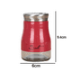 thumbnail image 2 of Salero y pimentero de acero inoxidable con fondo de cristal, accesorios de cocina modernos, 2 of 5