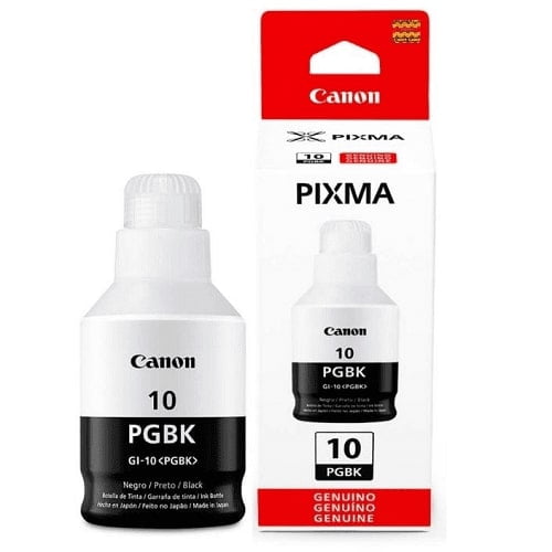 Canon - Botella De Tinta Color Negro Modelo Gi-10 Pgbk