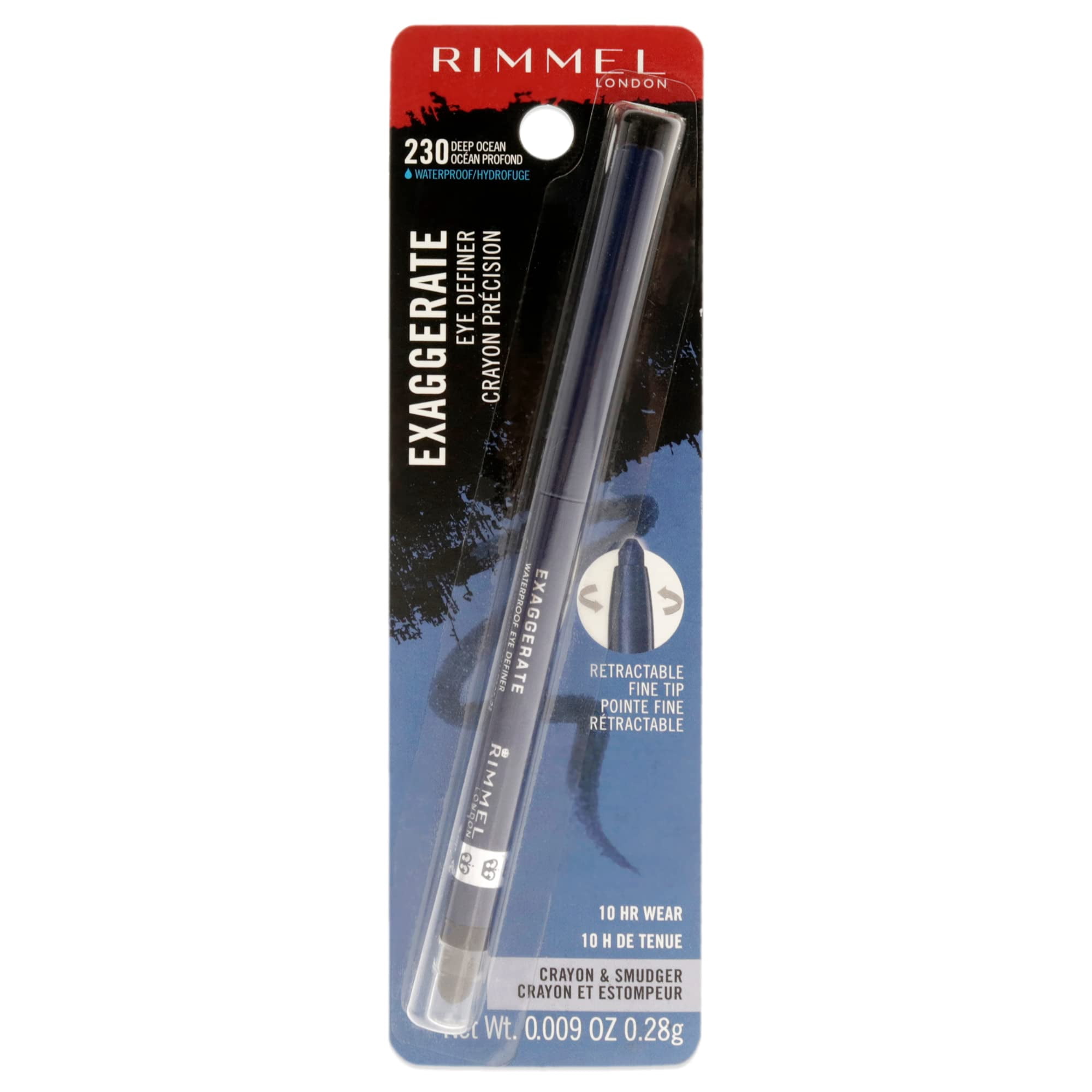 Delineador De Ojos Rimmel Exaggerate Waterproof Deep Ocean 0,28 G